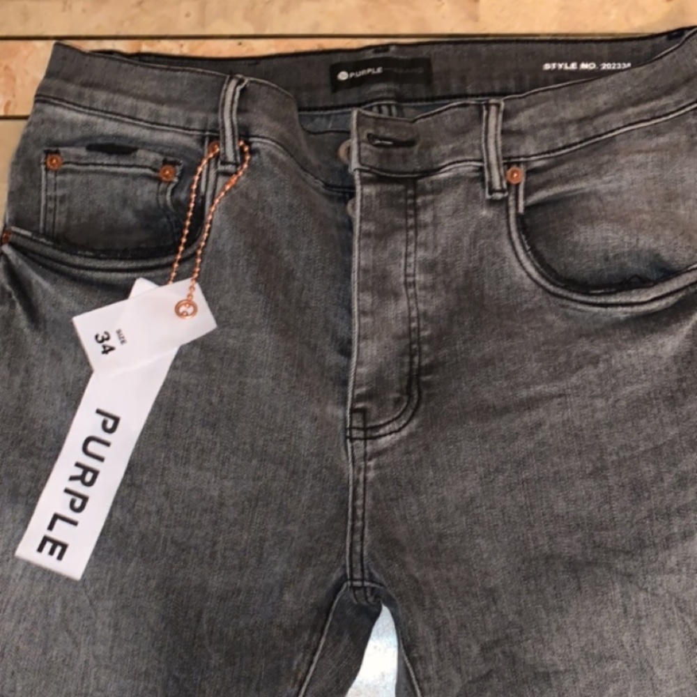 Purple Brand Grey Jeans 34